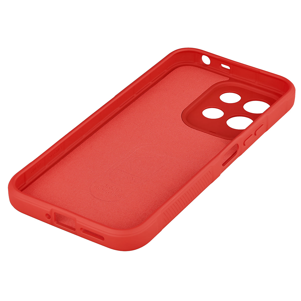 Robuste Handyhülle für Xiaomi Redmi 17 4G/5G, Bizon Case Tur, Rot (4/8)
