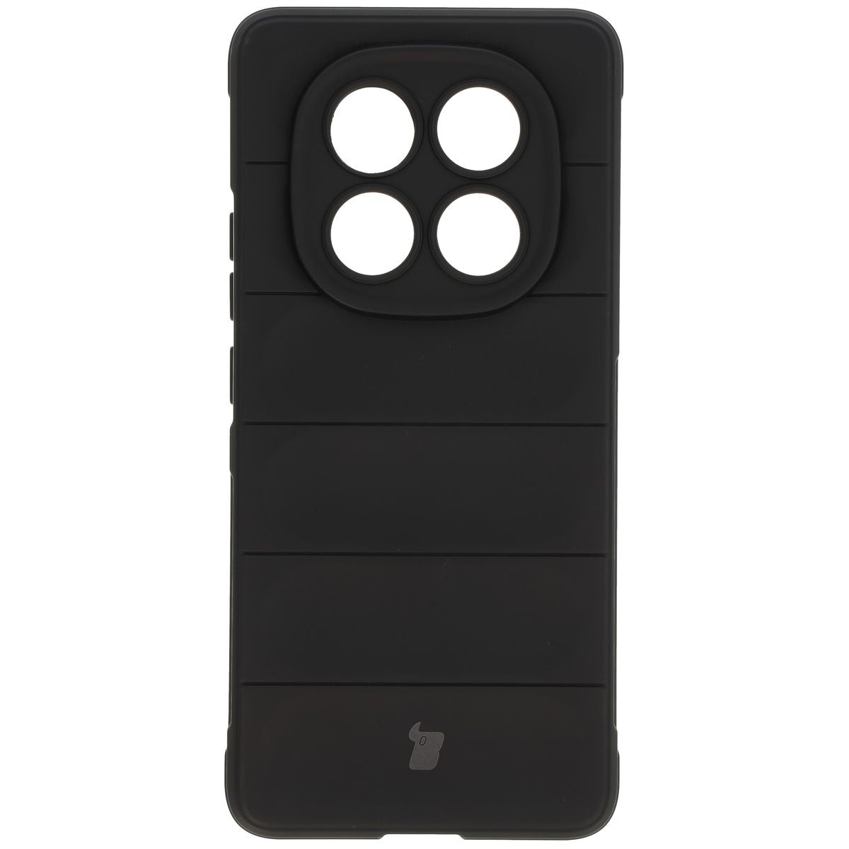 Robuste Handyhülle für Xiaomi Redmi Note 14 Pro 5G / Poco X7, Bizon Case Tur, Schwarz
