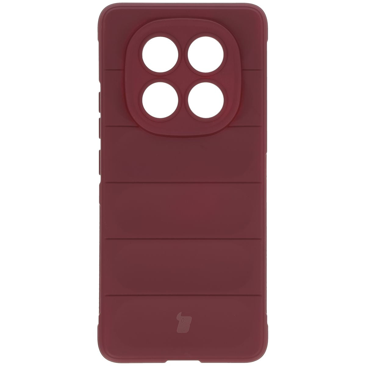 Robuste Handyhülle für Xiaomi Redmi Note 14 Pro 5G / Poco X7, Bizon Case Tur, Burgunderrot