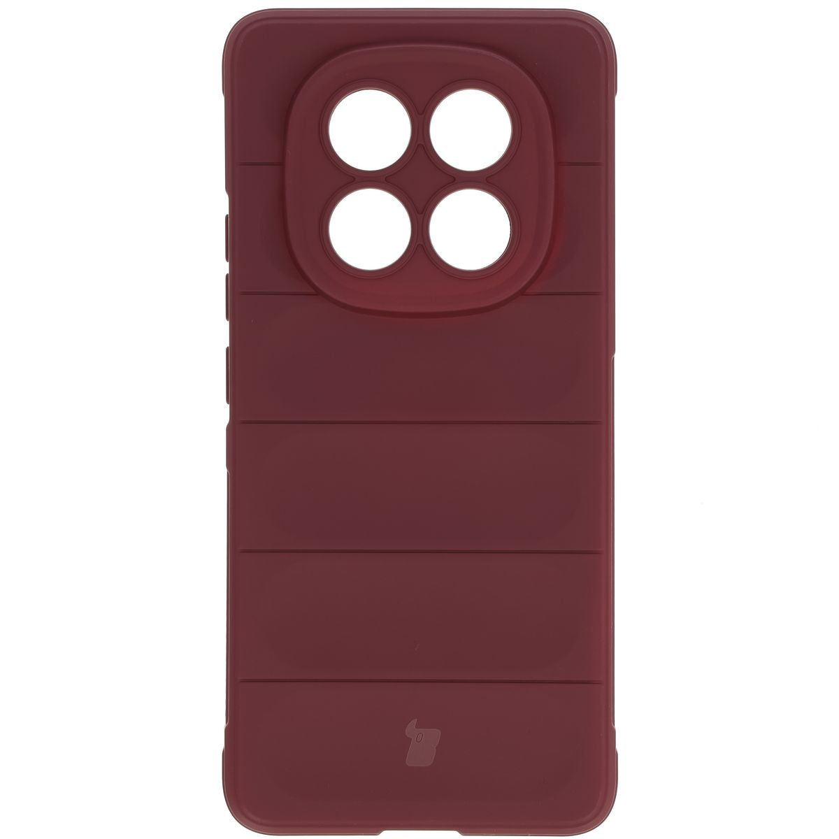 Robuste Handyhülle für Xiaomi Redmi Note 14 Pro Plus 5G, Bizon Case Tur, Burgunderrot