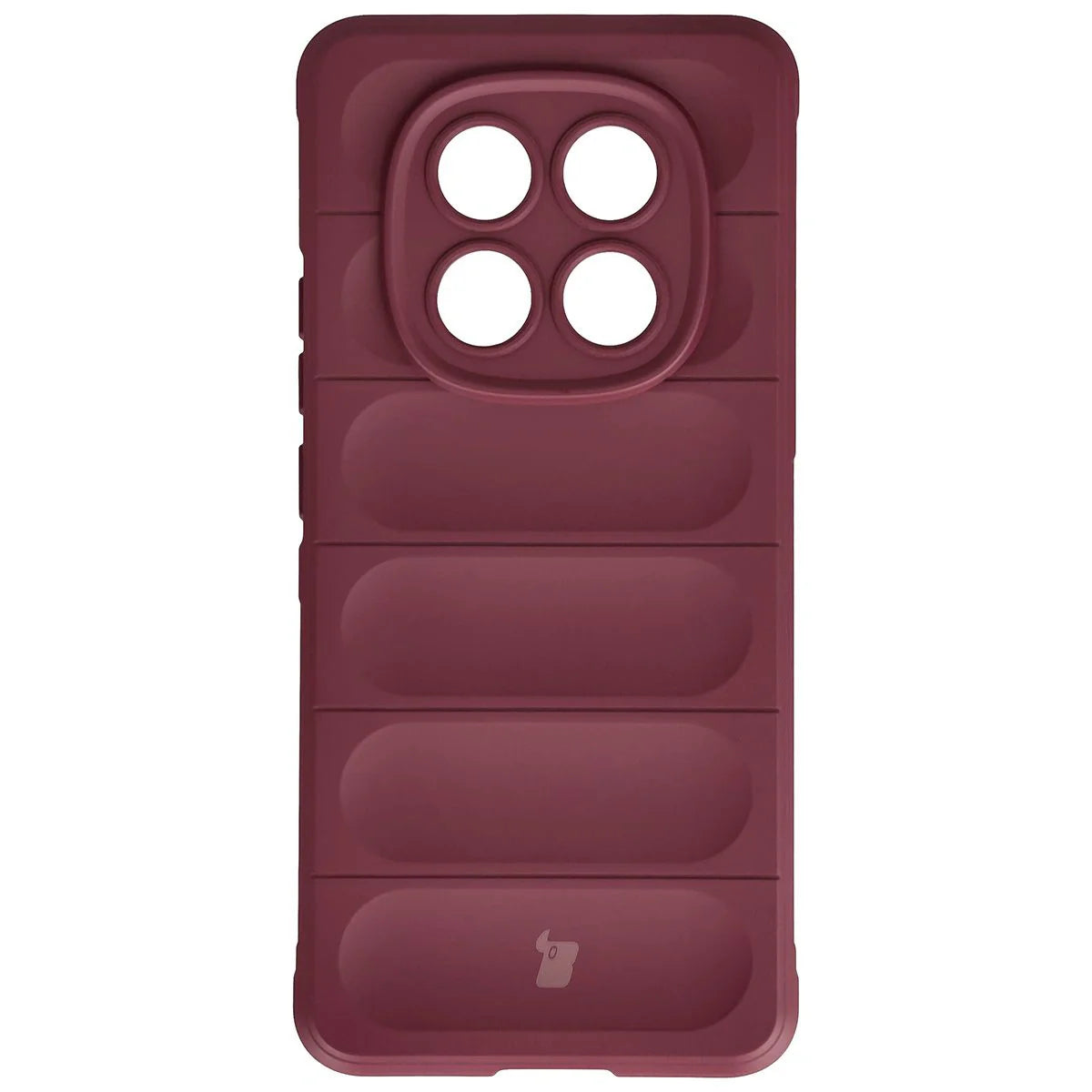Robuste Handyhülle für Xiaomi Redmi Note 15 5G / POCO M8 5G, Bizon Case Tur, Burgunderrot