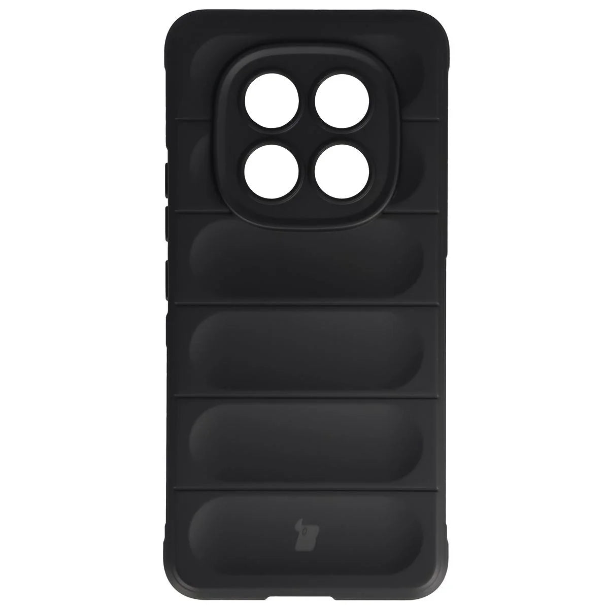 Robuste Handyhülle für Xiaomi Redmi Note 15 Pro 4G, Bizon Case Tur, Schwarz