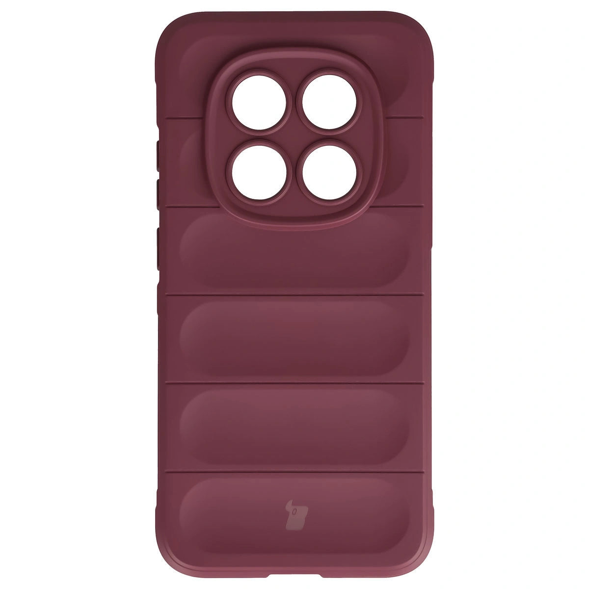 Robuste Handyhülle für Xiaomi Redmi Note 15 Pro 5G, Bizon Case Tur, Burgunderrot
