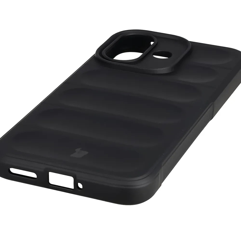 Robuste Handyhülle für Xiaomi Redmi Note 17 Pro 5G, Bizon Case Tur, Schwarz (3/8)