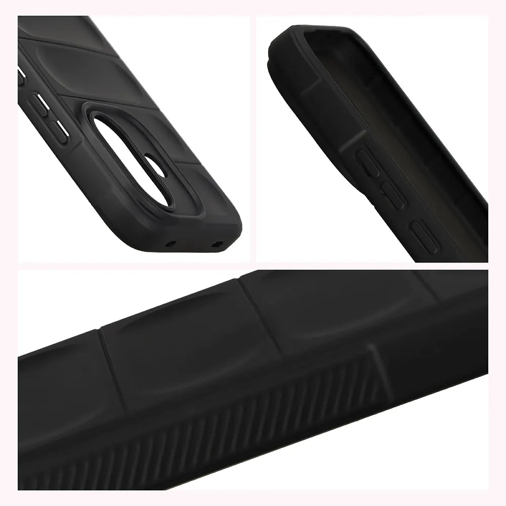 Robuste Handyhülle für Xiaomi Redmi Note 17 Pro 5G, Bizon Case Tur, Schwarz (7/8)