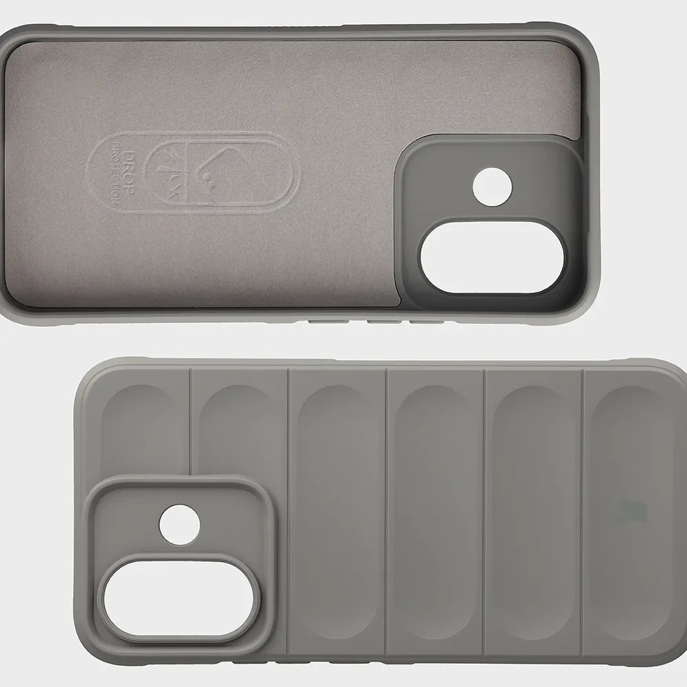 Robuste Handyhülle für Xiaomi Redmi Note 17 Pro 5G, Bizon Case Tur, Hellgrau (6/8)