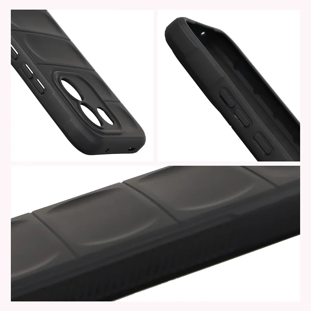 Robuste Handyhülle für Xiaomi Redmi Note 17 Pro Max 5G, Bizon Case Tur, Schwarz (7/8)
