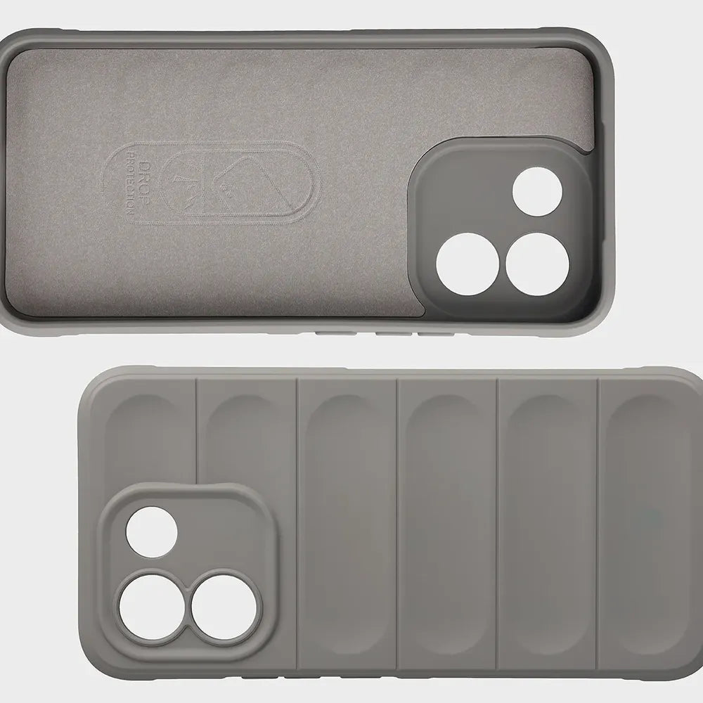 Robuste Handyhülle für Xiaomi Redmi Note 17 Pro Max 5G, Bizon Case Tur, Hellgrau (6/8)