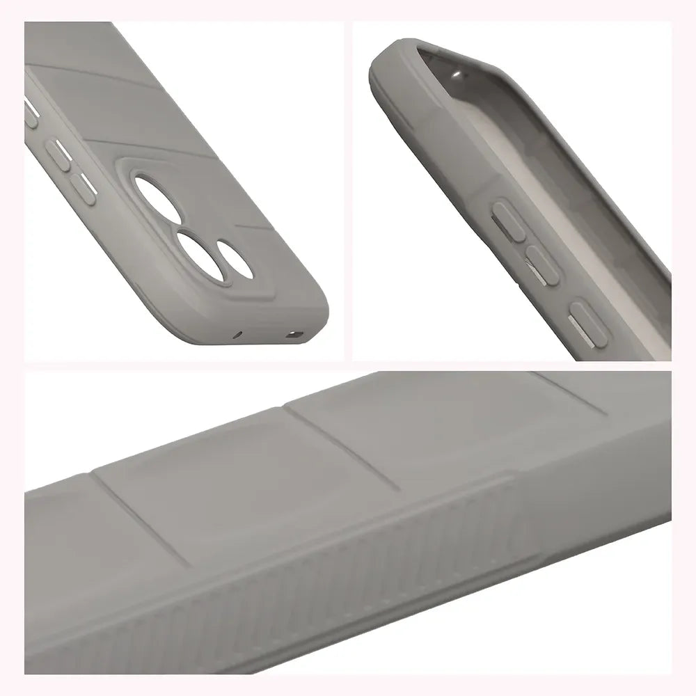 Robuste Handyhülle für Xiaomi Redmi Note 17 Pro Max 5G, Bizon Case Tur, Hellgrau (7/8)