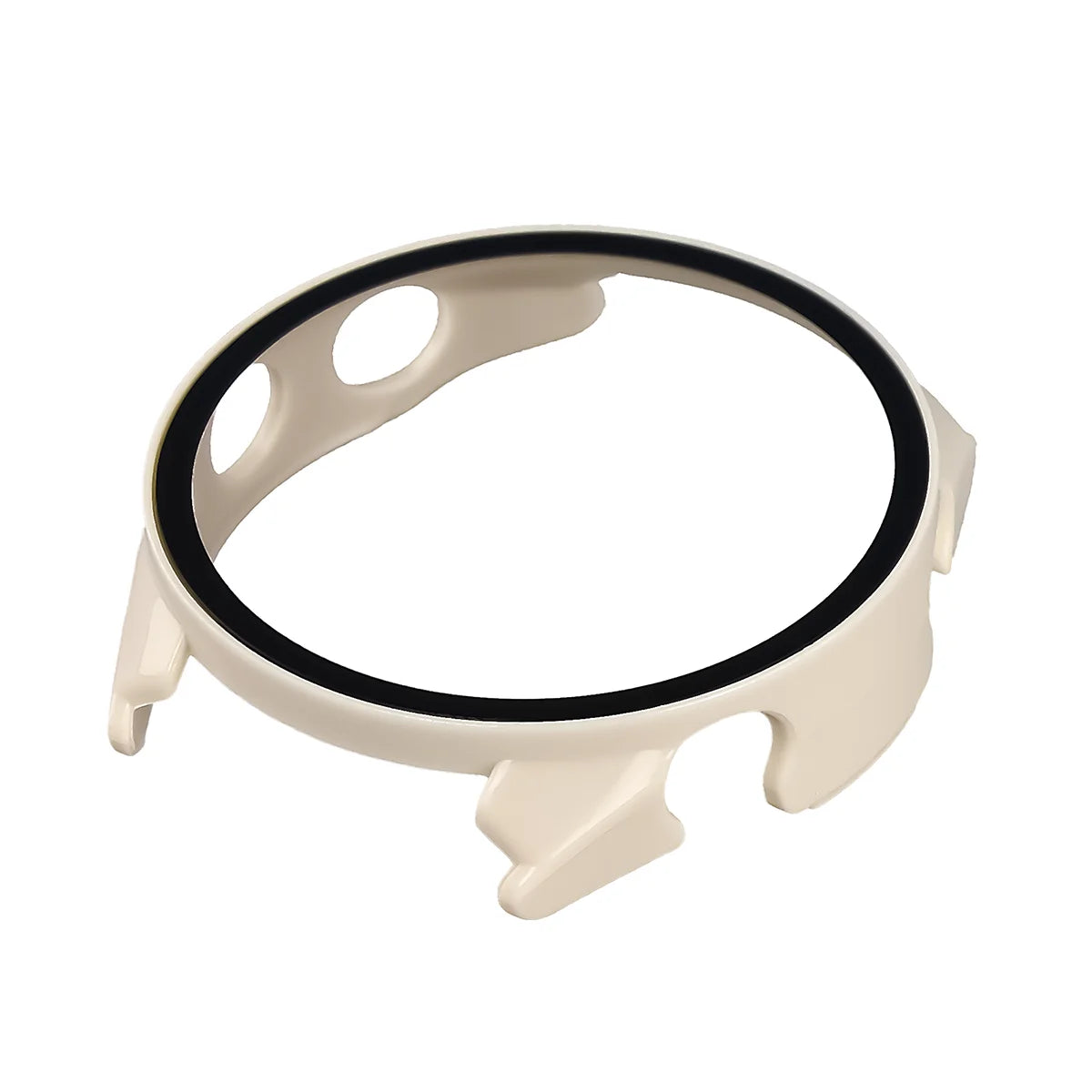 Schutzhülle mit Glas für Garmin Forerunner 70 / 170 / 170 Music, Bizon Case Watch Adamo, Beige