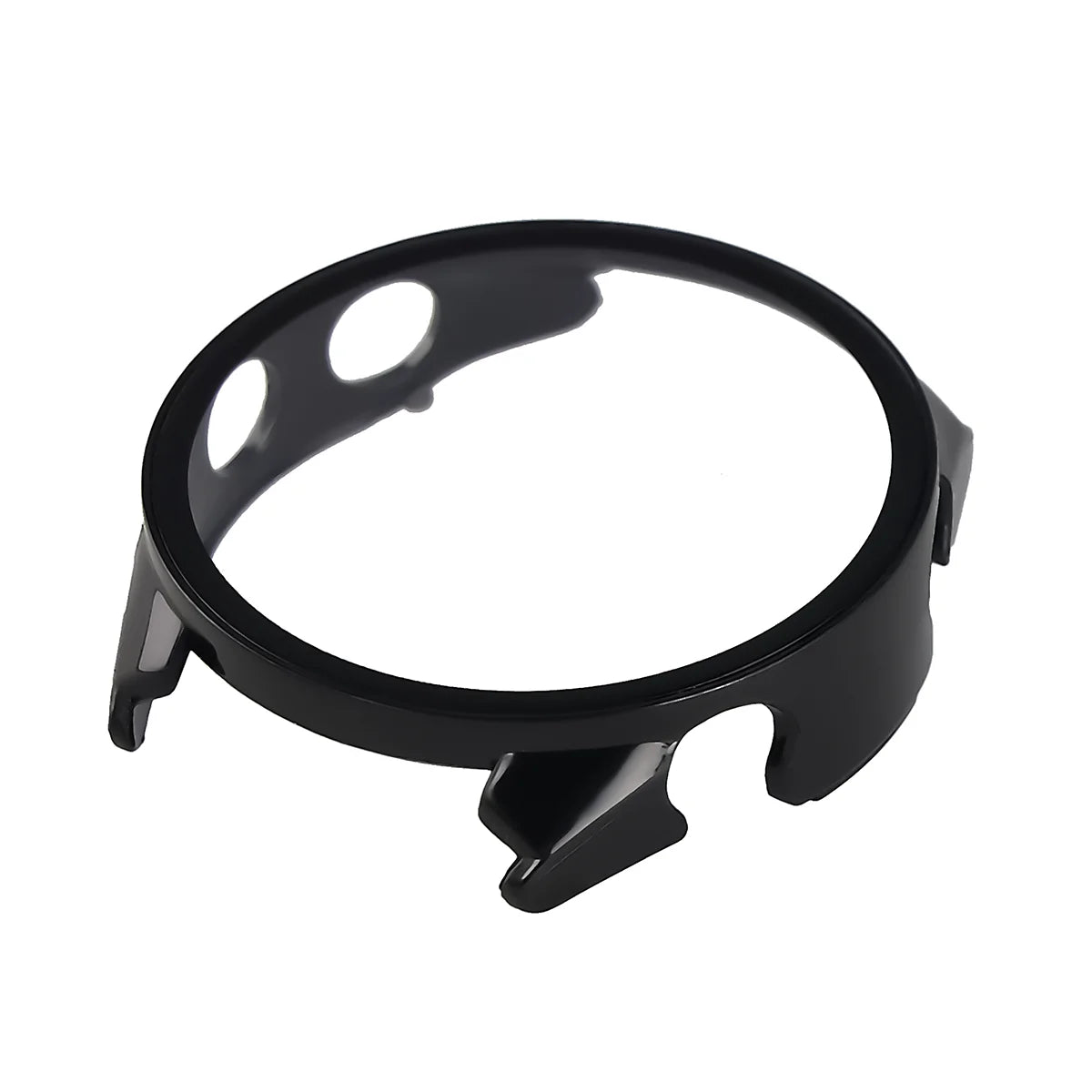 Schutzhülle mit Glas für Garmin Forerunner 70 / 170 / 170 Music, Bizon Case Watch Adamo, Schwarz