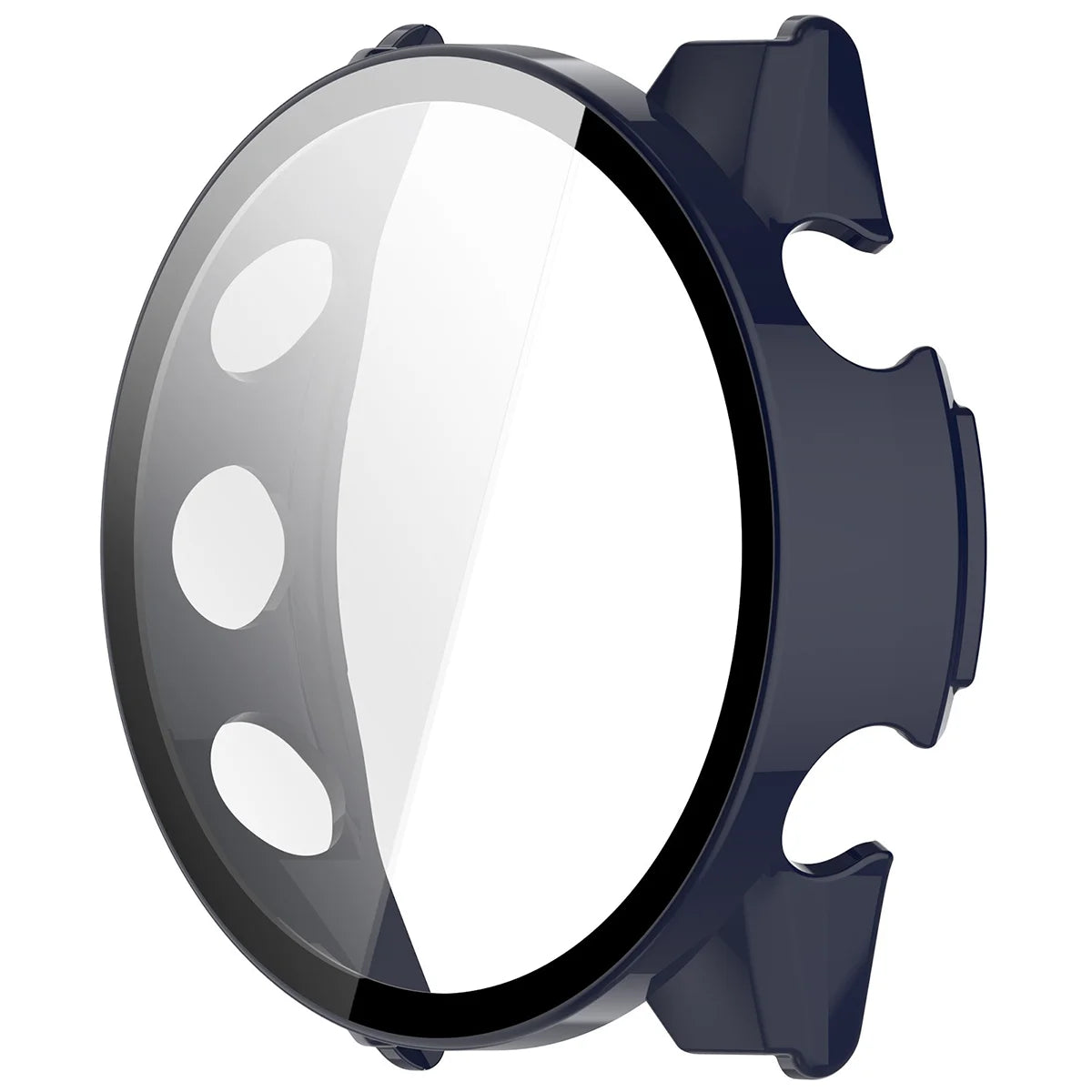 Schutzhülle mit Glas für Garmin Forerunner 70 / 170 / 170 Music, Bizon Case Watch Adamo, Blau