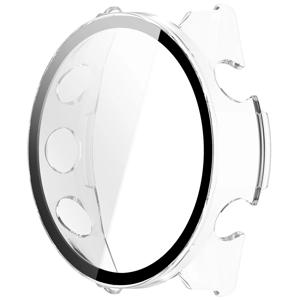 Schutzhülle mit Glas für Garmin Forerunner 70 / 170 / 170 Music, Bizon Case Watch Adamo, Transparent