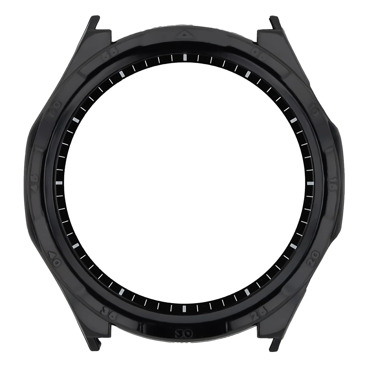 Schutzhülle mit Glas für Honor Watch 6 / 6 Plus, Bizon Case Watch Adamo, Schwarz (8/8)