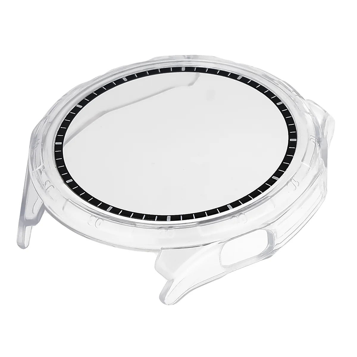Schutzhülle mit Glas für Honor Watch 6 / 6 Plus, Bizon Case Watch Adamo, Transparent (6/8)