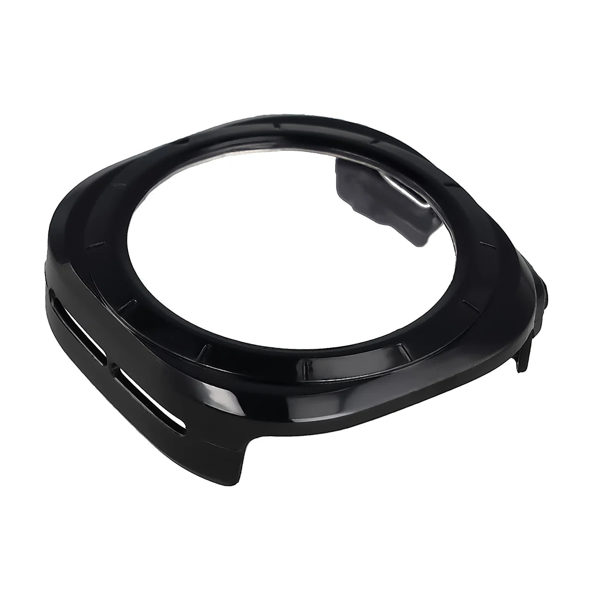 Schutzhülle mit Glas für Galaxy Watch Ultra 2 47mm (2026), Bizon Case Watch Adamo, Schwarz (7/8)