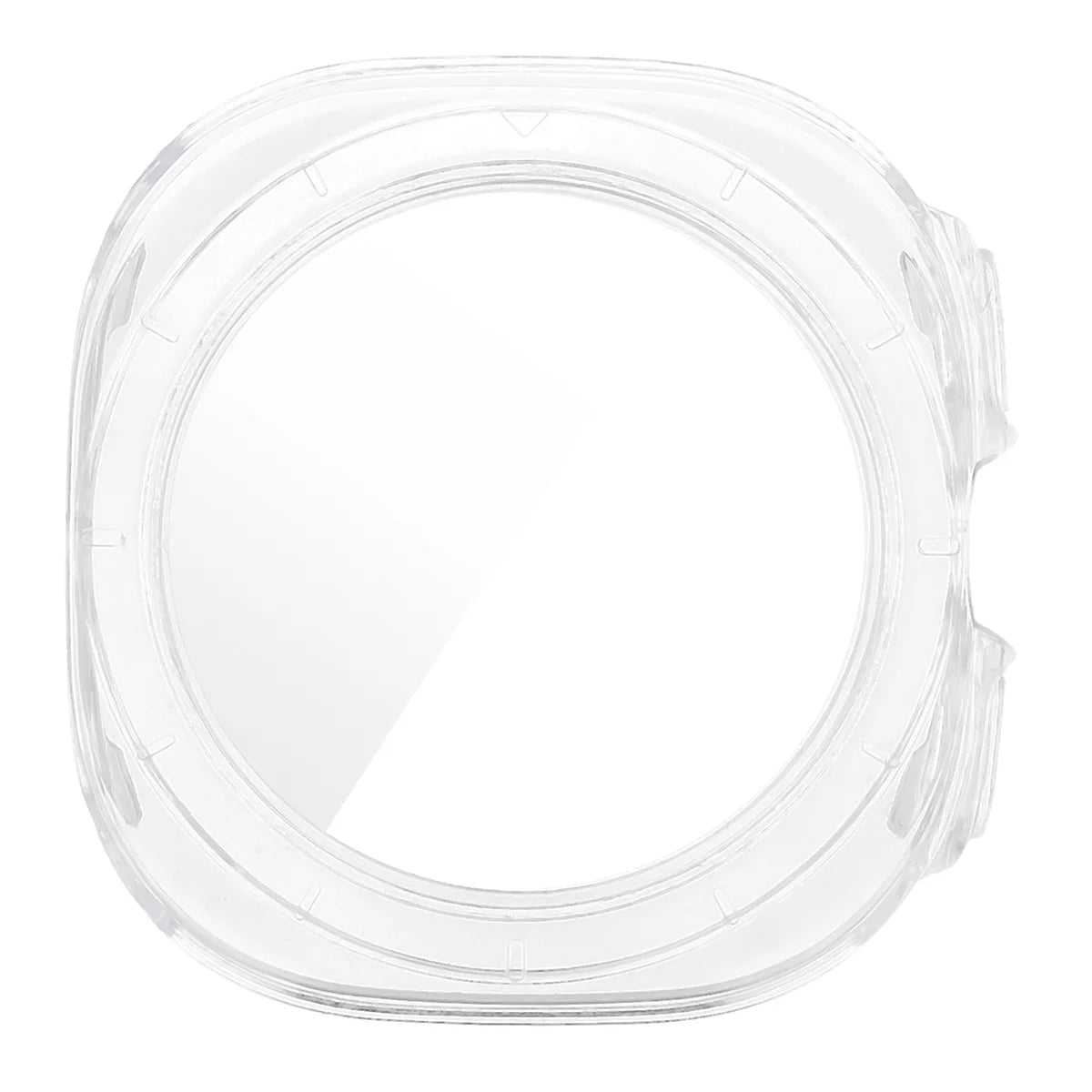 Schutzhülle mit Glas für Galaxy Watch Ultra 2 47mm (2026), Bizon Case Watch Adamo, Transparent (8/8)