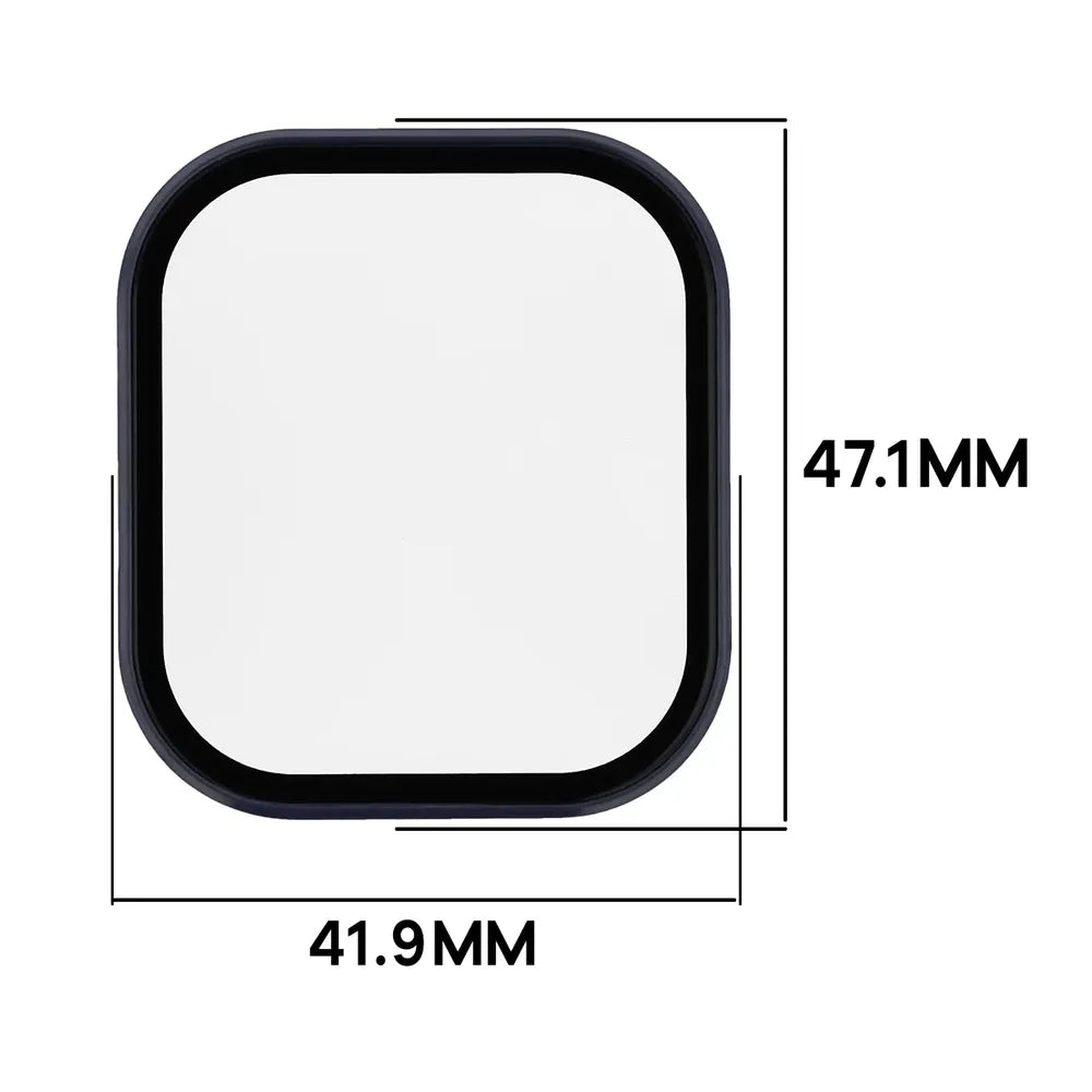 Schutzhülle mit Glas für Xiaomi Redmi Watch 6 Active, Bizon Case Watch Adamo, Blau (2/8)