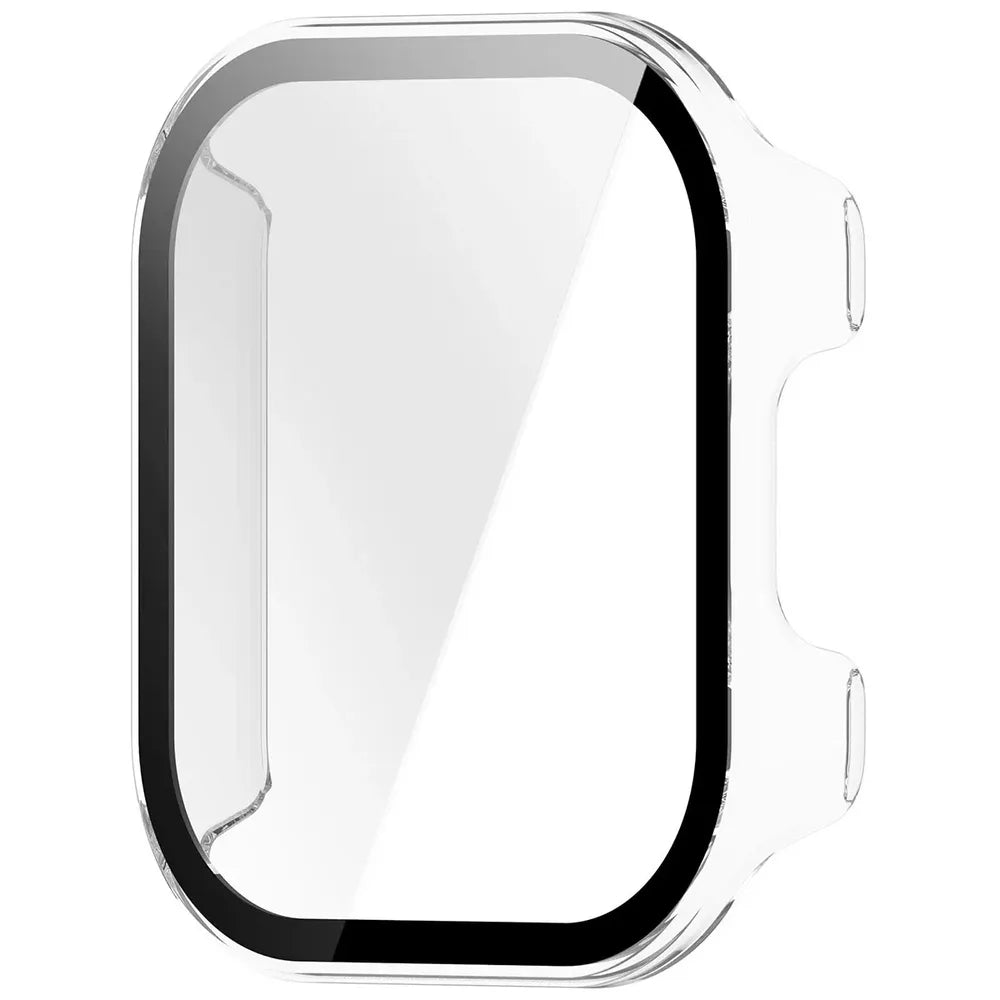 Schutzhülle mit Glas für Xiaomi Redmi Watch 6 Active, Bizon Case Watch Adamo, Transparent (3/8)
