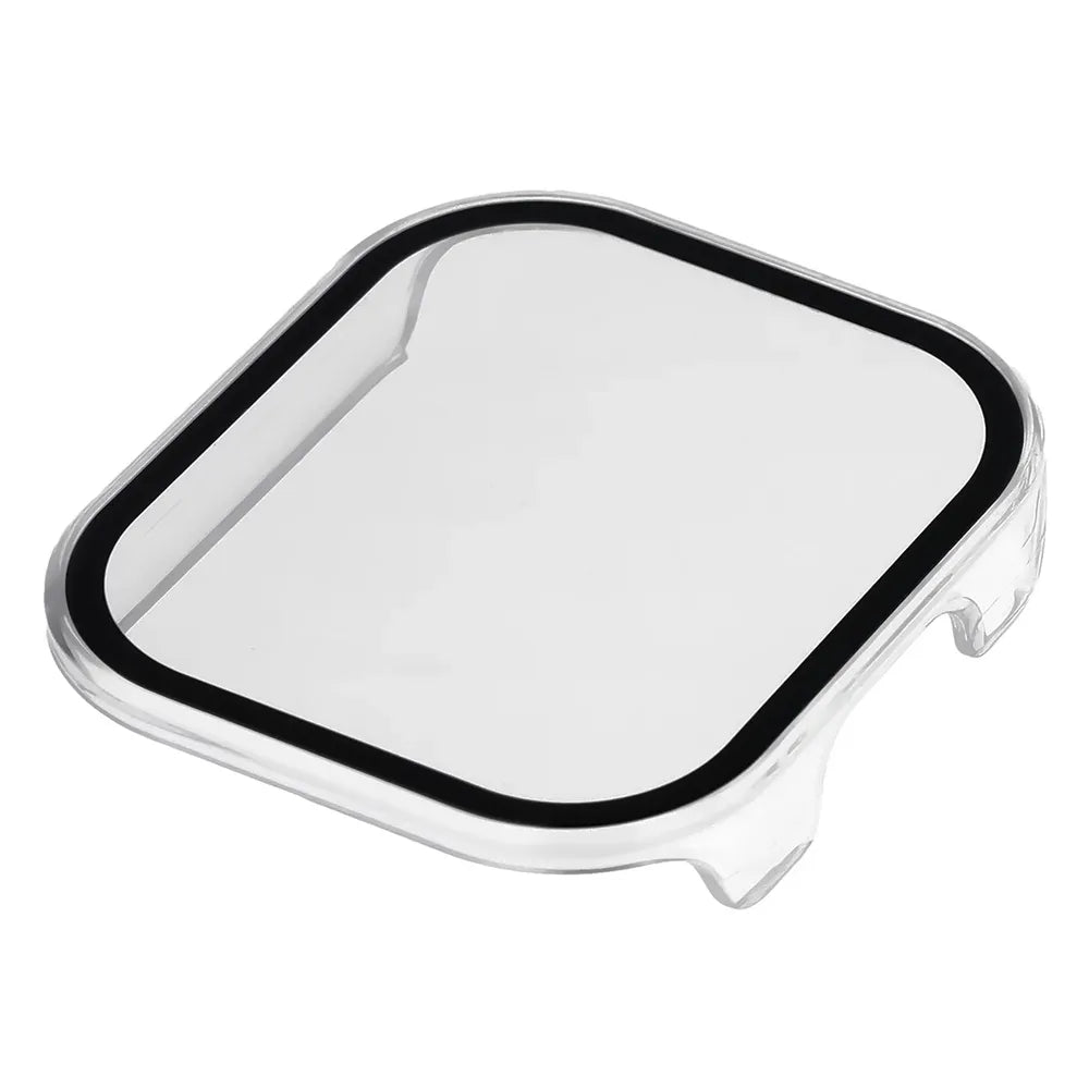 Schutzhülle mit Glas für Xiaomi Redmi Watch 6 Active, Bizon Case Watch Adamo, Transparent (6/8)