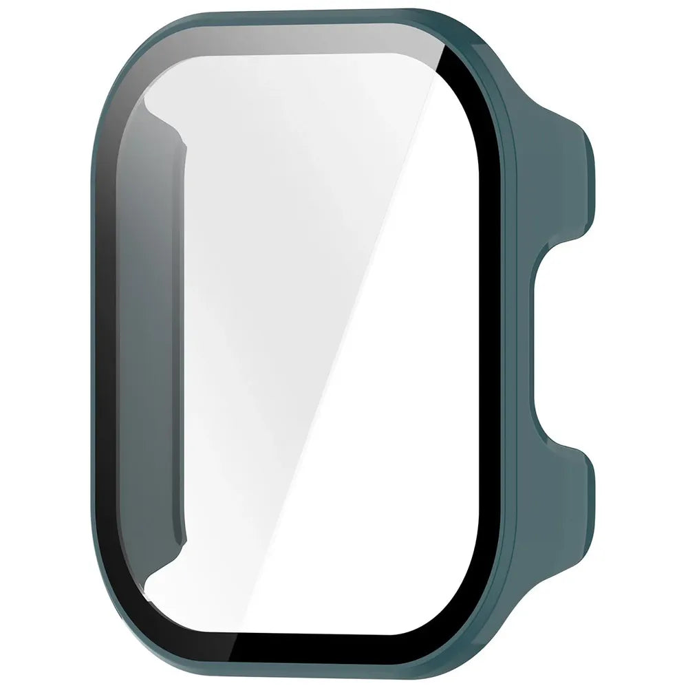 Schutzhülle mit Glas für Xiaomi Redmi Watch 6 Active, Bizon Case Watch Adamo, Grün (3/8)