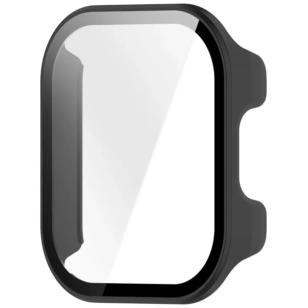 Schutzhülle mit Glas für Xiaomi Redmi Watch 6 Active, Bizon Case Watch Adamo, mattes Schwarz (3/8)