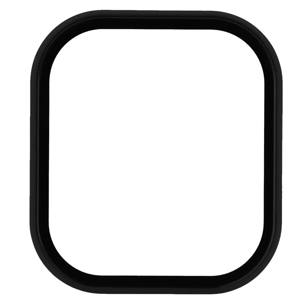 Schutzhülle mit Glas für Xiaomi Redmi Watch 6 Active, Bizon Case Watch Adamo, mattes Schwarz (8/8)