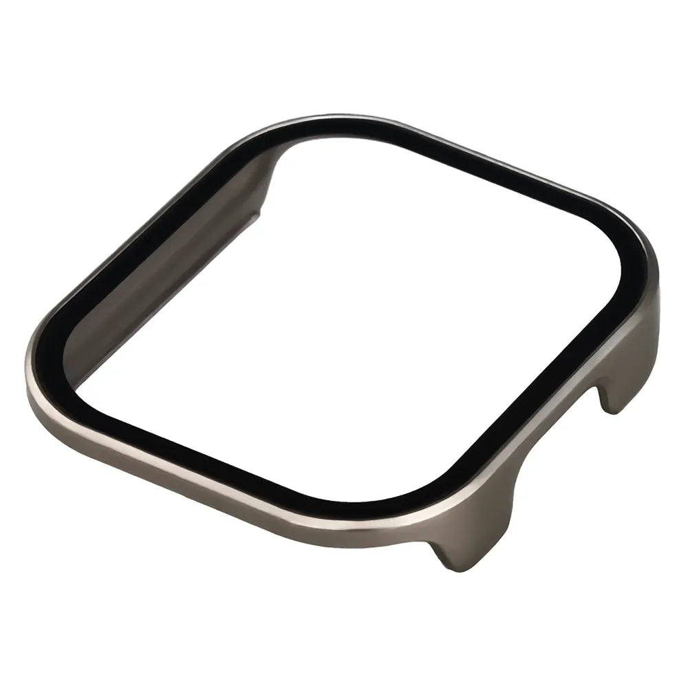 Schutzhülle mit Glas für Xiaomi Redmi Watch 6 Active, Bizon Case Watch Adamo, Satin Champagner (6/8)