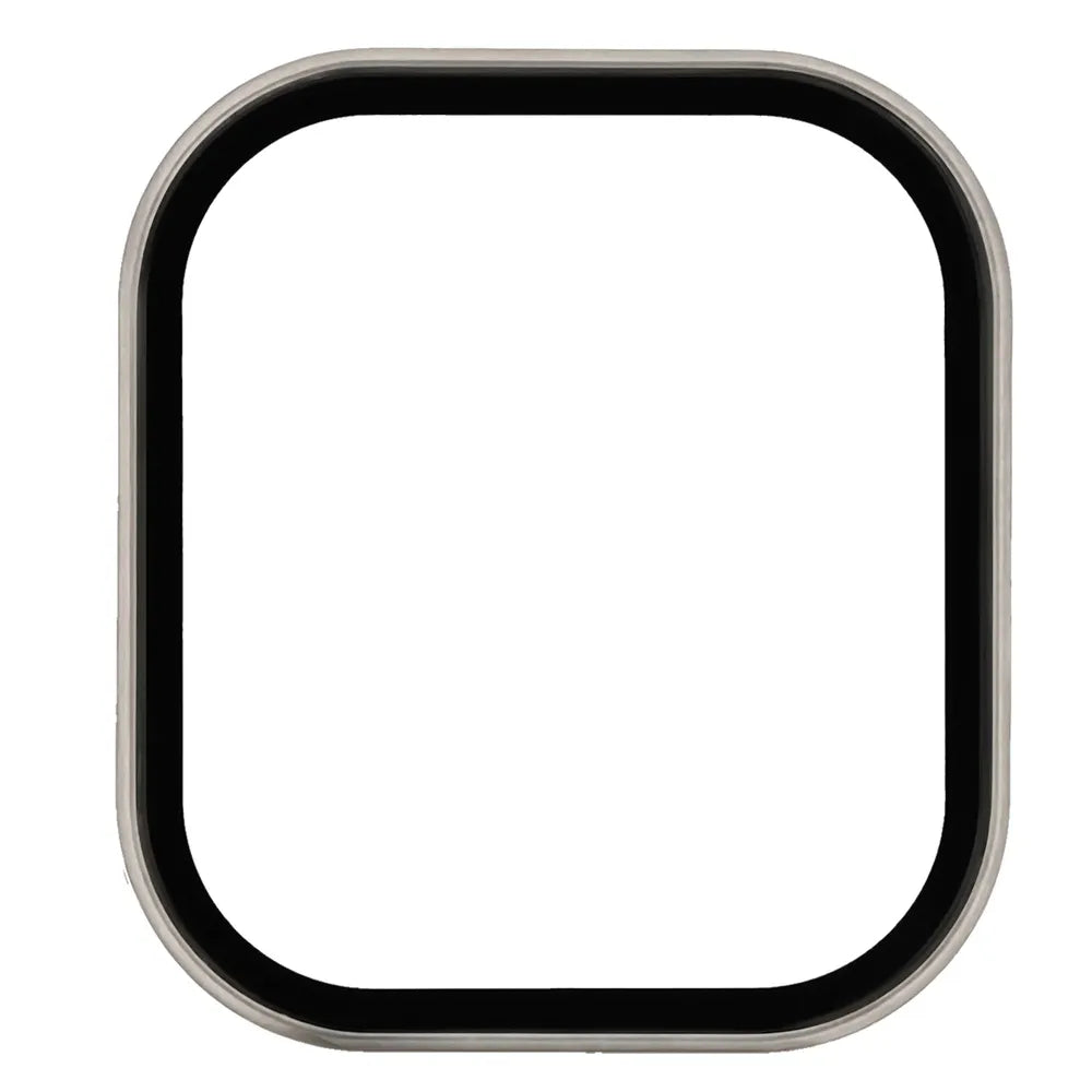 Schutzhülle mit Glas für Xiaomi Redmi Watch 6 Active, Bizon Case Watch Adamo, Satin Champagner (8/8)