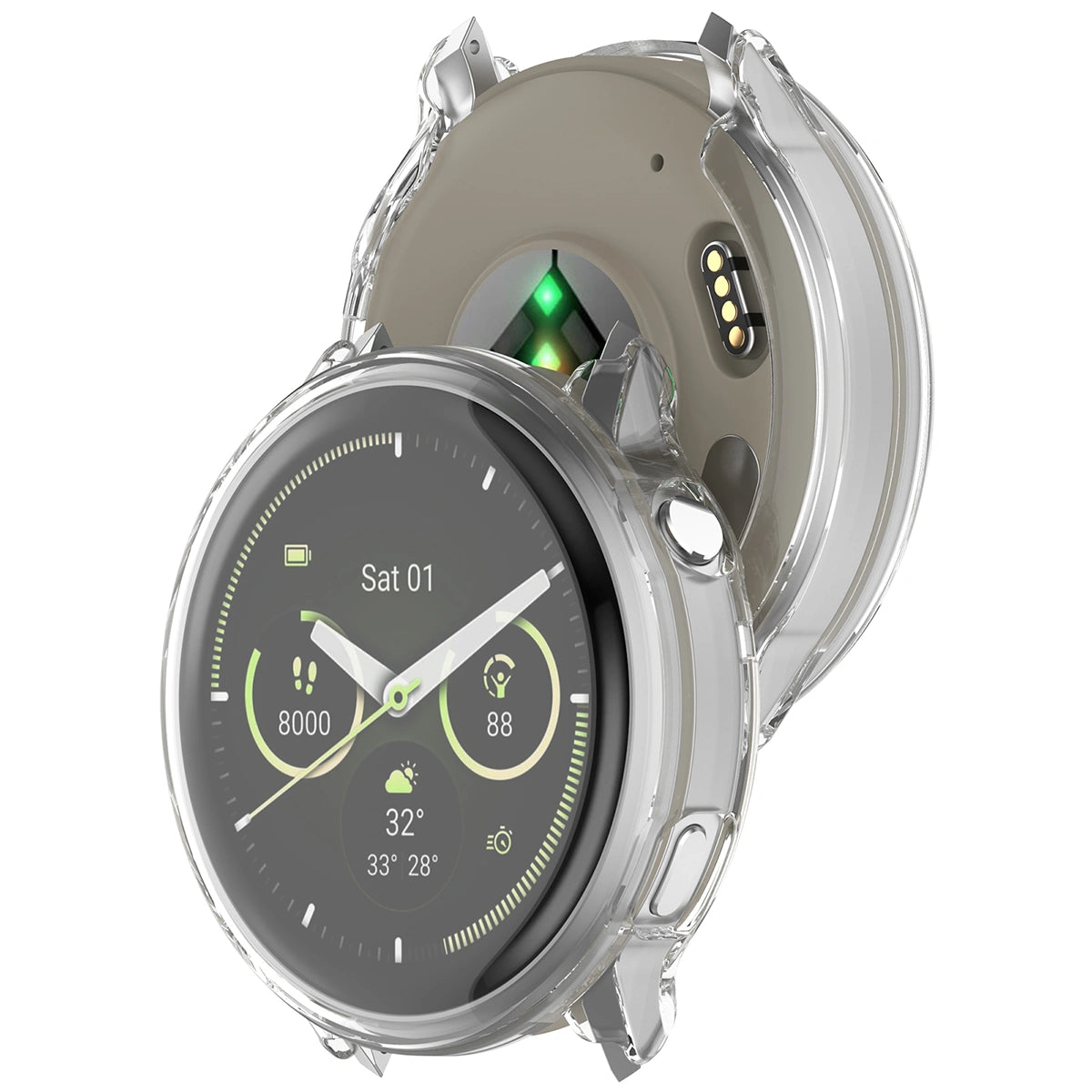 Schutzhülle für Garmin Venu 4 41 mm, Bizon Case Watch Felipe, Transparent