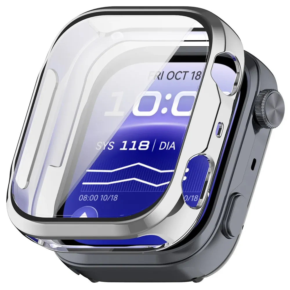 Schutzhülle für Huawei Watch D3, Bizon Case Watch Felipe, Silbern (7/8)