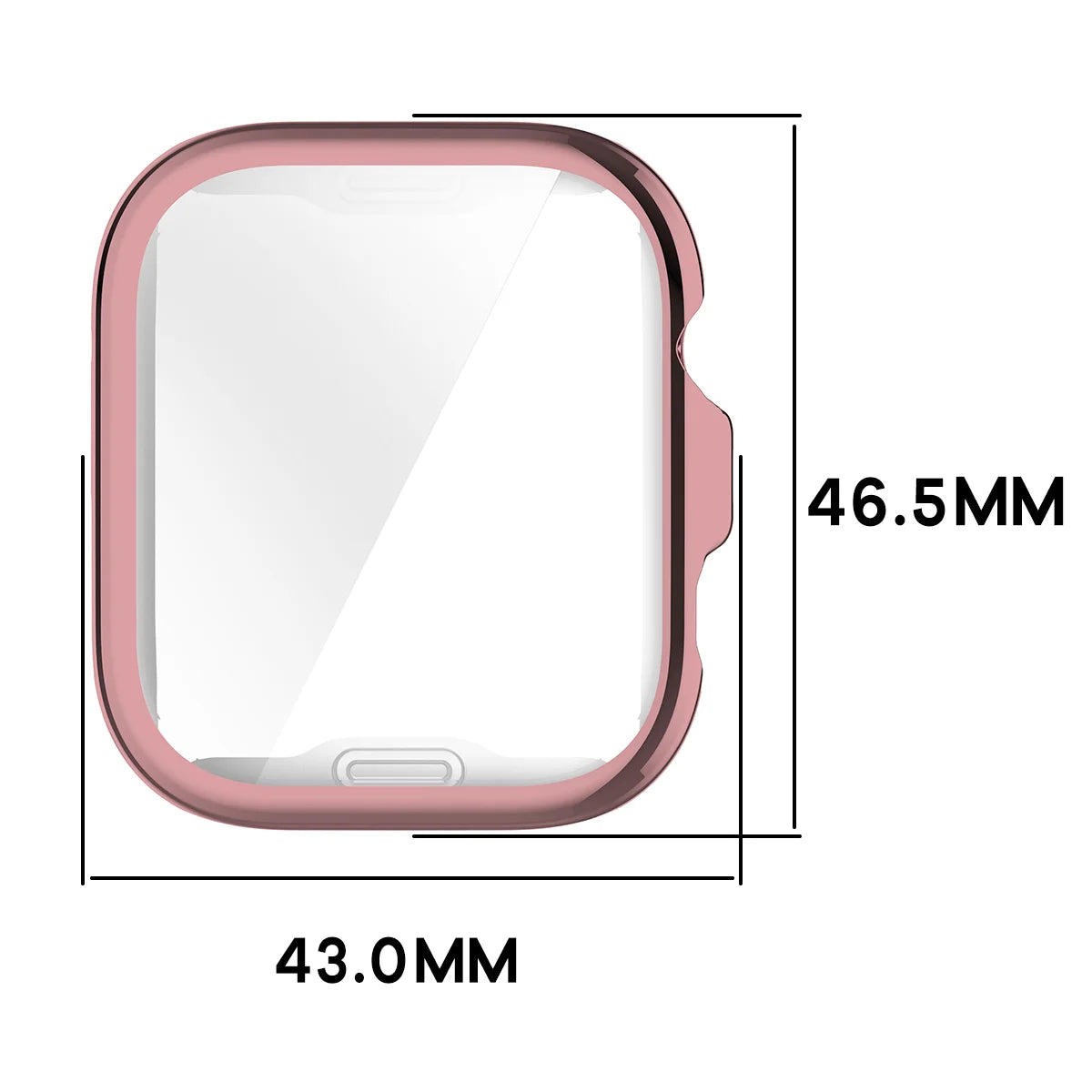 Schutzhülle für Huawei Watch Fit 5 Pro, Bizon Case Watch Felipe, Rosa