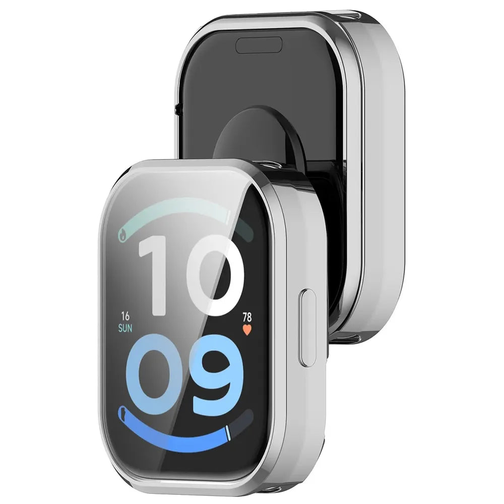 Schutzhülle für Xiaomi Redmi Watch 6 Active, Bizon Case Watch Felipe, Silbern (1/8)