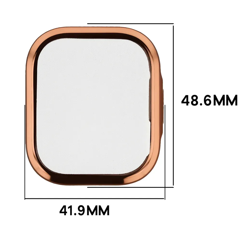 Schutzhülle für Xiaomi Redmi Watch 6 Lite, Bizon Case Watch Felipe, Rosegold (2/8)