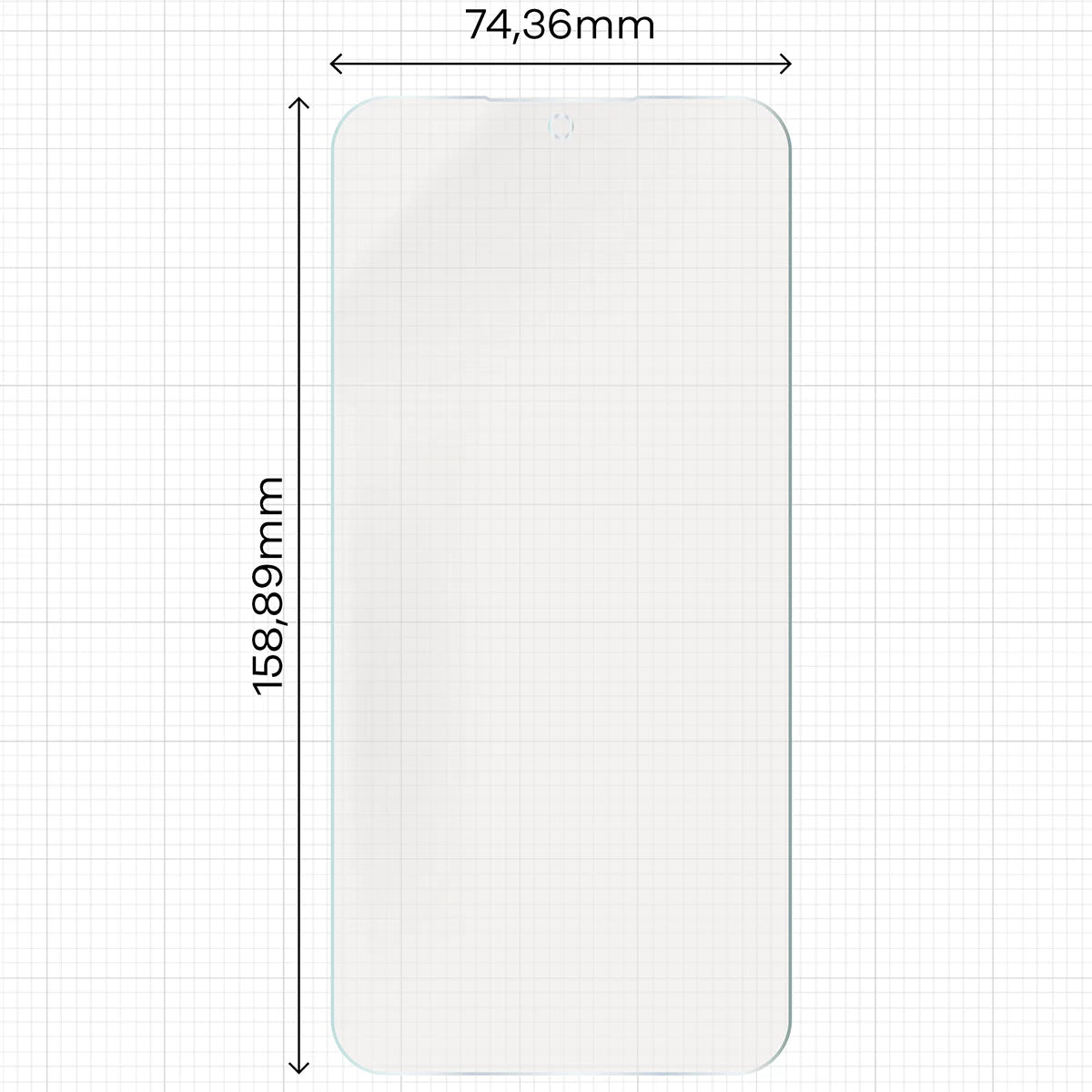 2x Matte Folie mit dem umweltfreundlichen Applikator für Galaxy S25 FE, Bizon Eplikator Film Matte (2/5)