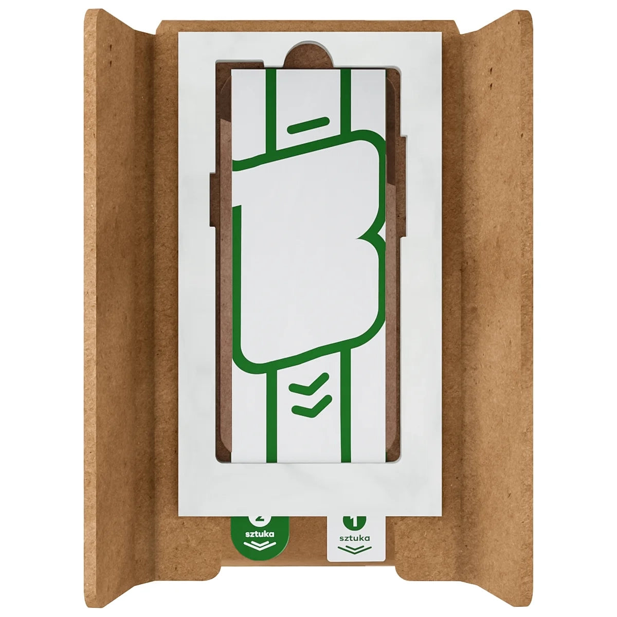 2x Hybridglas mit dem umweltfreundlichen Applikator für iPhone 16, Bizon Eplikator Hybrid Mule (4/5)