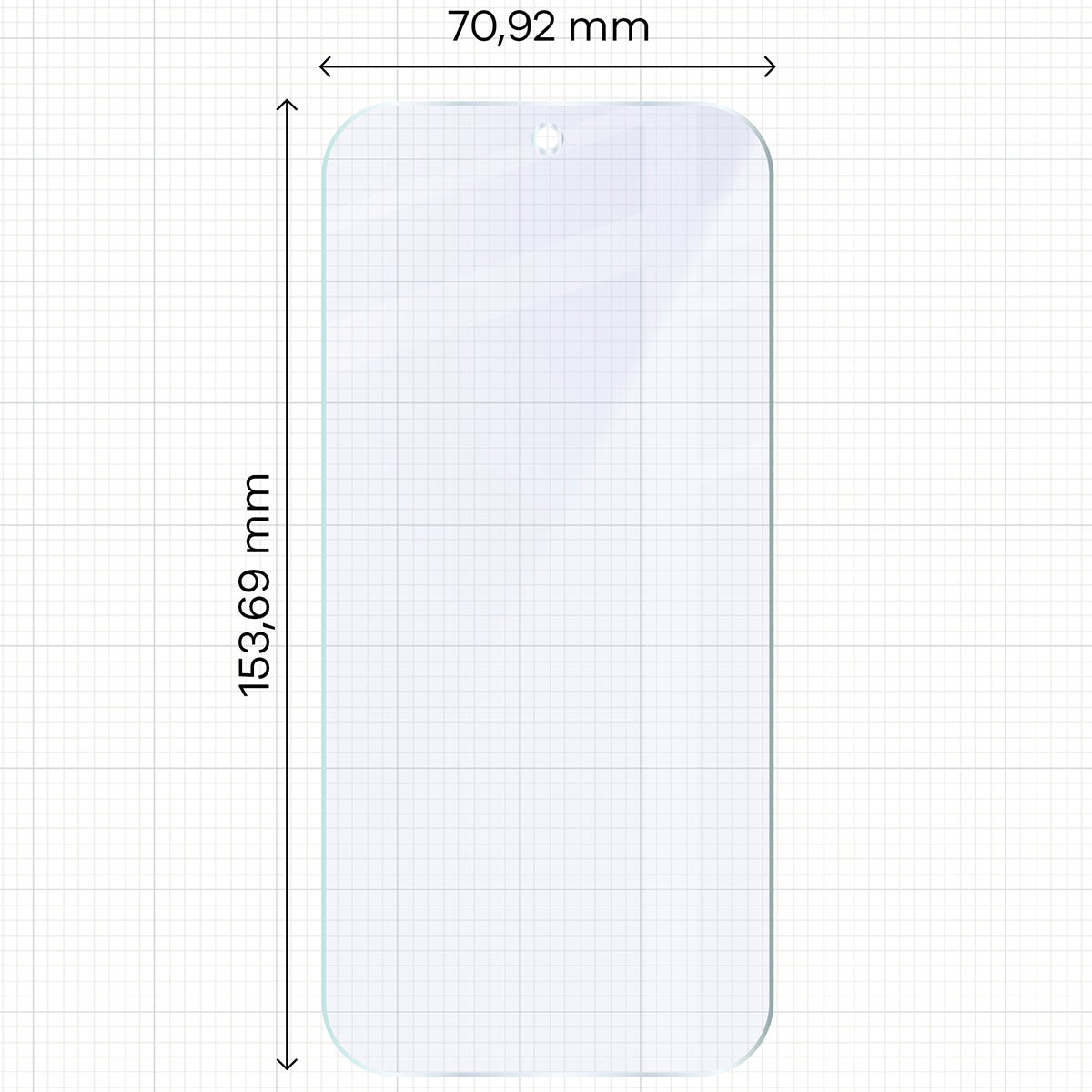 2x Hybridglas mit dem umweltfreundlichen Applikator für Xiaomi POCO X8 Pro, Bizon Eplikator Hybrid Mule (2/5)