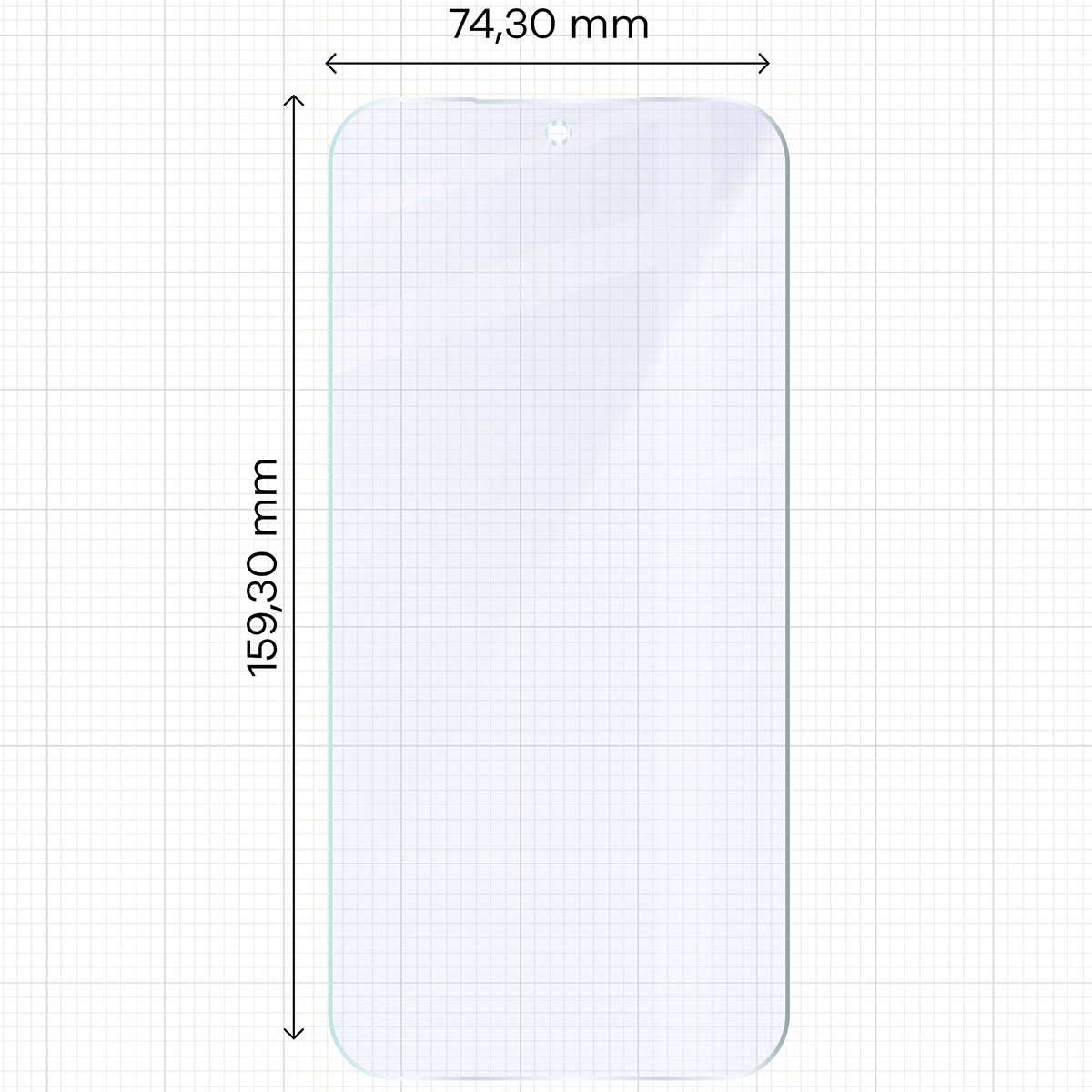 2x Hybridglas mit dem umweltfreundlichen Applikator für Xiaomi POCO X8 Pro Max, Bizon Eplikator Hybrid Mule (2/5)