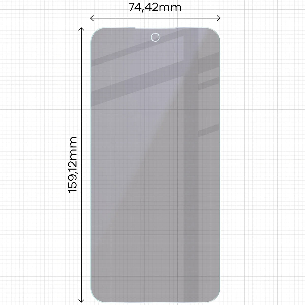 2x Hybridglas mit Sichtschutz mit dem umweltfreundlichen Applikator für Galaxy A37 5G, Bizon Eplikator Hybrid Shadow (2/5)