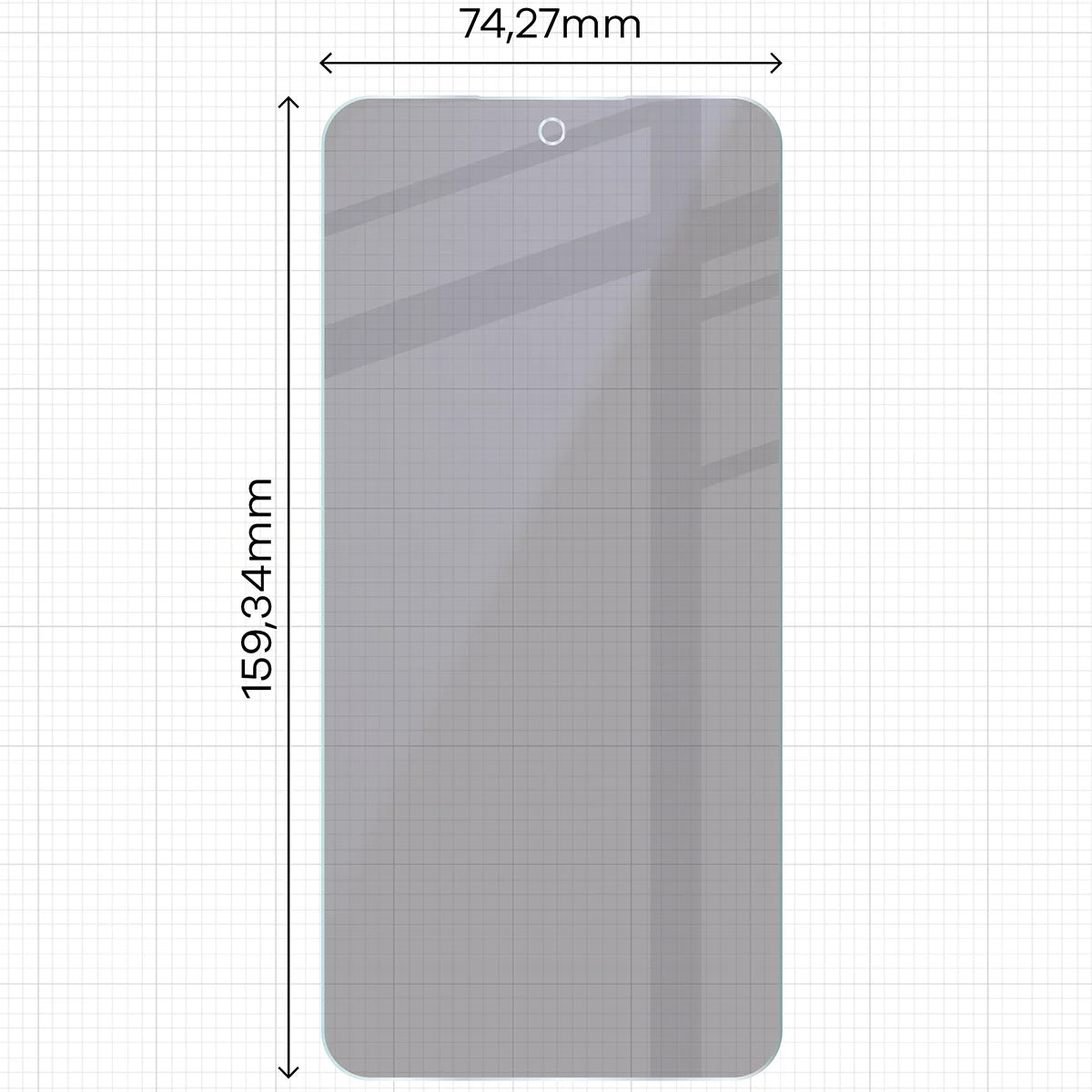 2x Hybridglas mit Sichtschutz mit dem umweltfreundlichen Applikator für Galaxy A56 5G, Bizon Eplikator Hybrid Shadow (2/5)