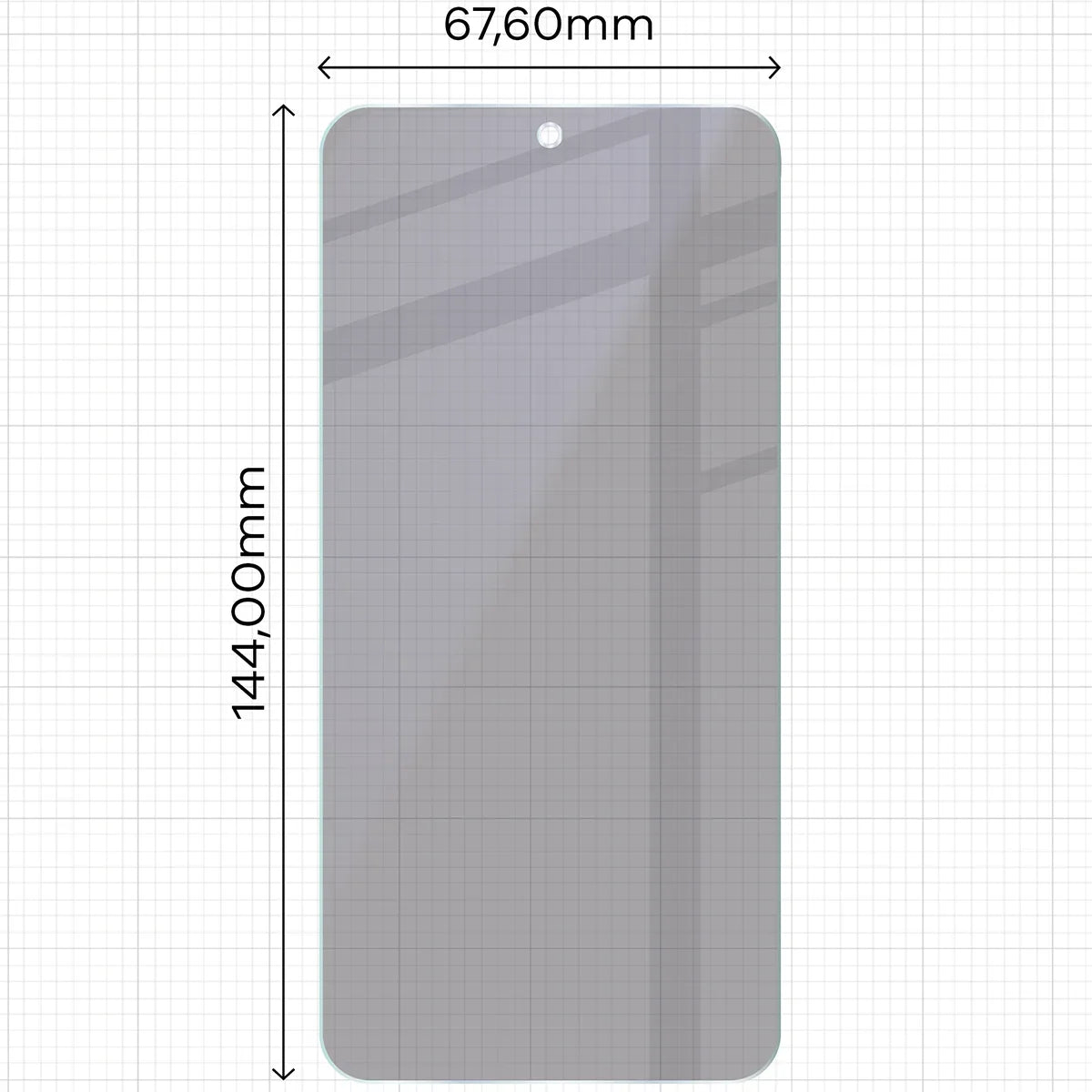 2x Hybridglas mit Sichtschutz mit dem umweltfreundlichen Applikator für Galaxy S25, Bizon Eplikator Hybrid Shadow (2/5)