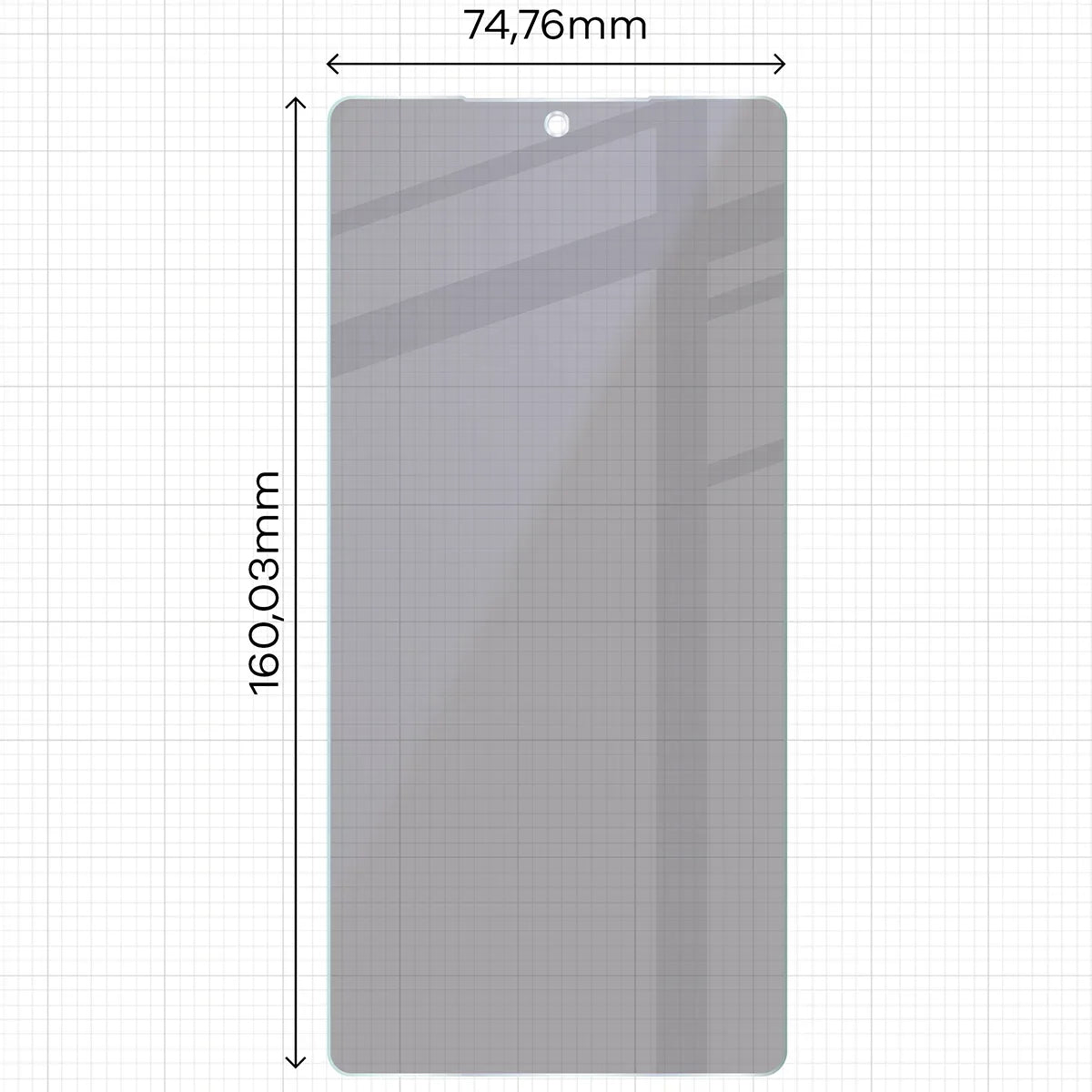 2x Hybridglas mit Sichtschutz mit dem umweltfreundlichen Applikator für Galaxy S25 Ultra, Bizon Eplikator Hybrid Shadow (2/5)