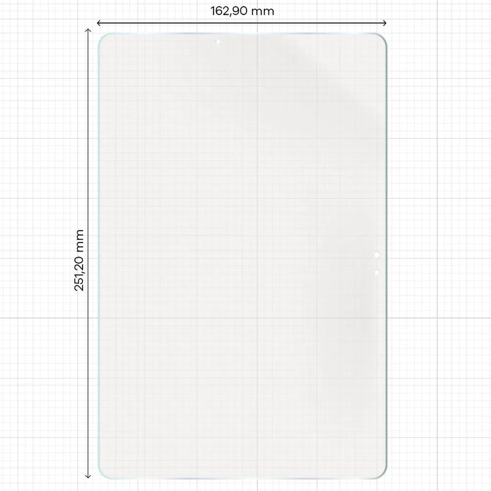 2x Matte Folie mit dem umweltfreundlichen Applikator für Galaxy Tab S10 FE, Bizon Eplikator Tab Film Matte (2/5)