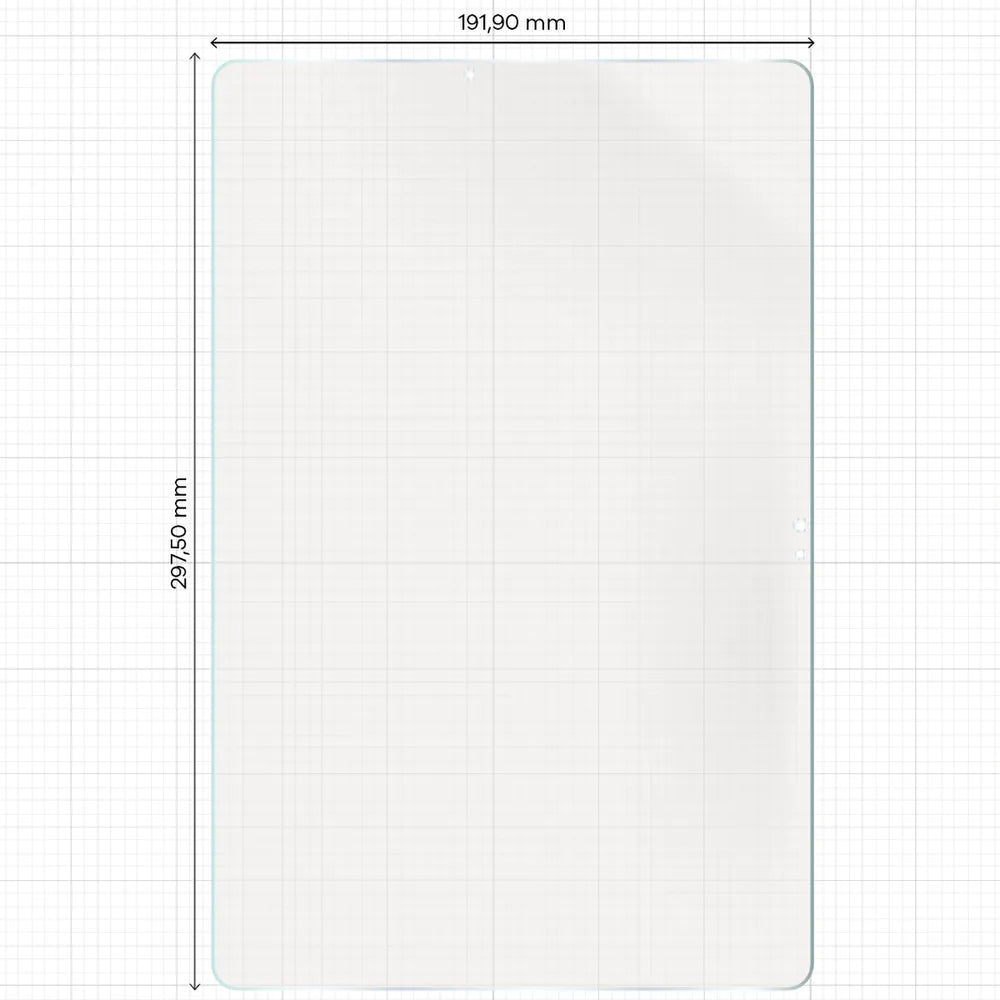 2x Matte Folie mit dem umweltfreundlichen Applikator für Galaxy Tab S10 FE Plus, Bizon Eplikator Tab Film Matte (2/5)