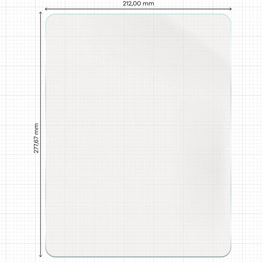 2x Matte Folie mit dem umweltfreundlichen Applikator für iPad Air 13" M4 2026 / M3 2025, Bizon Eplikator Tab Film Matte (2/5)