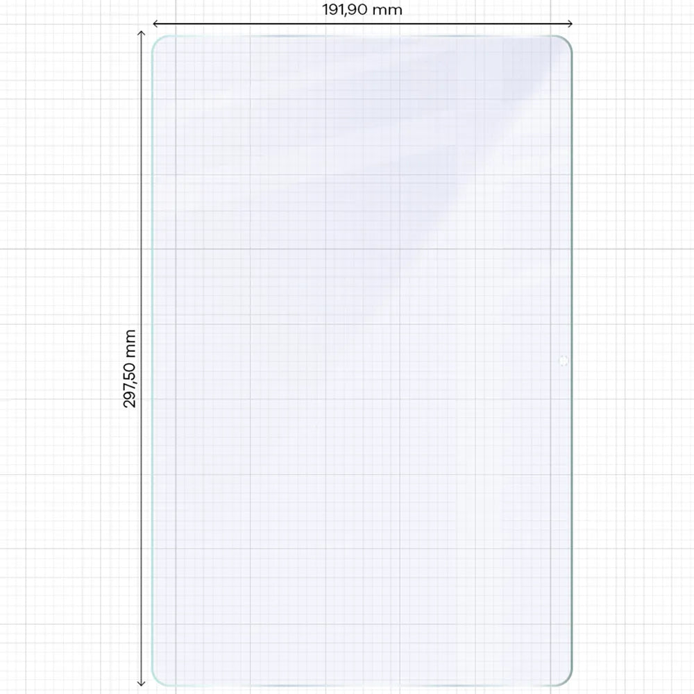2x Hybridglas mit dem umweltfreundlichen Applikator für Galaxy Tab S10 FE Plus, Bizon Eplikator Tab Hybrid Mule (2/5)