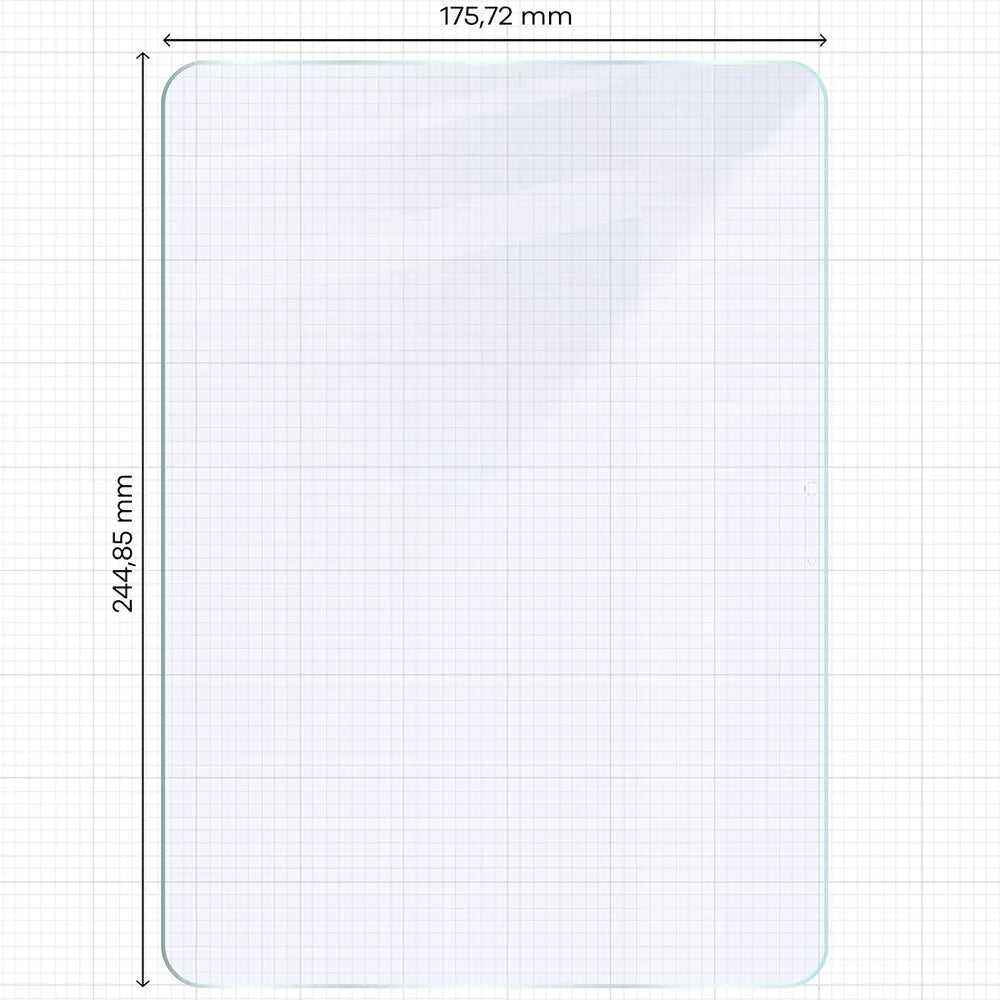 2x Hybridglas mit dem umweltfreundlichen Applikator für Apple iPad Air 11 M3 2025, Bizon Eplikator Tab Hybrid Mule (2/5)