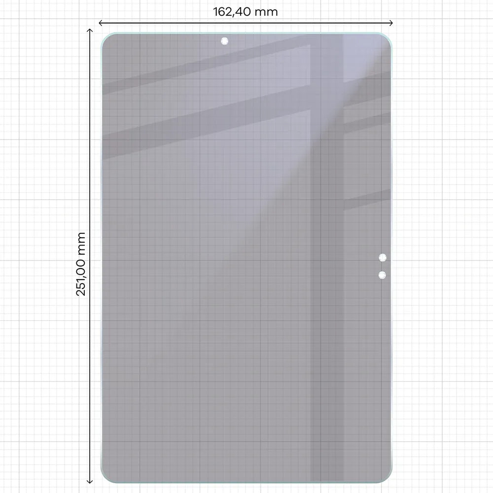 2x Hybridglas mit Sichtschutz mit dem umweltfreundlichen Applikator für Galaxy Tab S11, Bizon Eplikator Tab Hybrid Shadow (2/5)