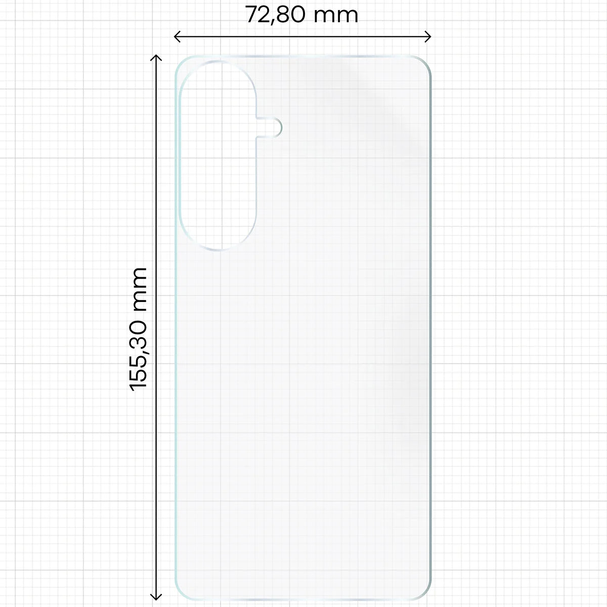 Hydrogel Folie für die Rückseite für Galaxy S26 Plus, Bizon Film Hydrogel Back, 1 Stück