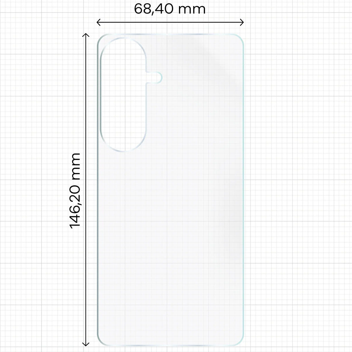 Hydrogel Folie für die Rückseite für Galaxy S26, Bizon Film Hydrogel Back Duo, 2 Stück